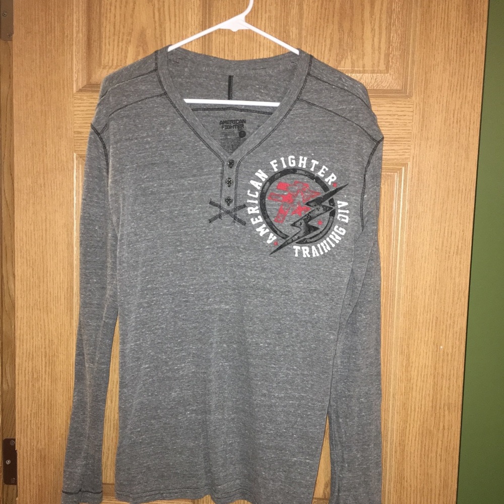 American fighter long sleeve T-shirt